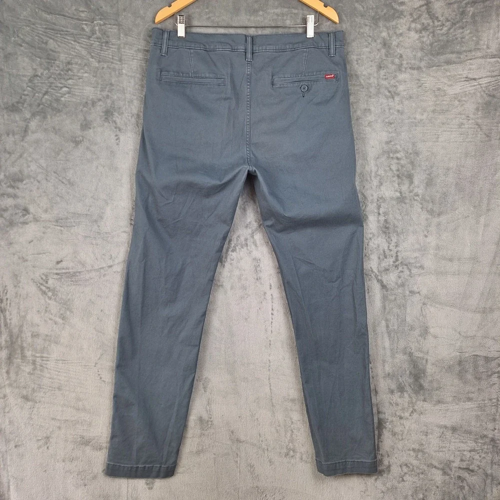Levis‎ Pants Mens 36x32 Gray XX Chino Standard Taper Fit Preppy Business Casual